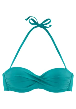 S.Oliver Bandeau-Bikini-Top »Spain«, Unifarben Mit Wickeloptik -Bikini Mode Geschaft 2d136a283cf6a6b1292e1e6c2b9e1cf9
