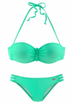 Buffalo Bügel-Bandeau-Bikini, Mit Flecht-Detail -Bikini Mode Geschaft 6495124bbdfcf5f99a1c0926e04eba5c