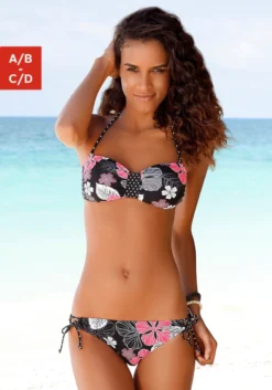 Buffalo Bandeau-Bikini-Top »City«, Mit Gepunkteter Schlaufe Zwischen Den Cups