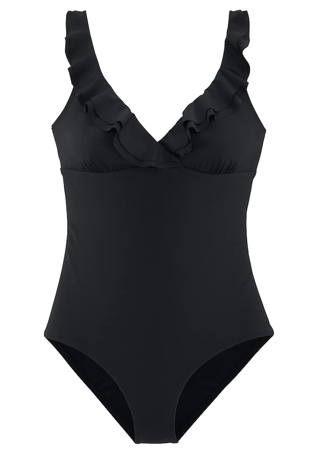 JETTE Badeanzug, Mit Eleganter Rüsche Und Shaping-Effekt 4 JETTE Badeanzug, Mit Eleganter Rüsche Und Shaping-Effekt – Bild 2