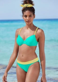 Venice Beach Bikini-Hose »Anna«, Mit Kontrastfarbenem Bund -Bikini Mode Geschaft dee627ee55da532a158a71d875e091bf