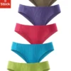 Petite Fleur Bikinislip, (Packung, 5 St.), Aus Weicher Pikee-Qualität