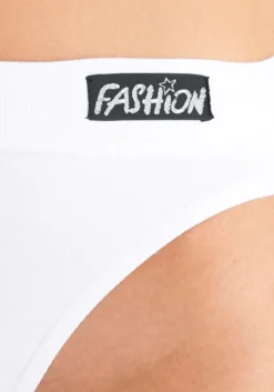 Petite Fleur Jazz-Pants Slips, (Packung, 4 St.), Mit Großem Weblabel Vorn -Bikini Mode Geschaft 026318b93eb7ba00e678400ba21d7120