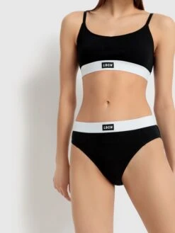 LSCN By LASCANA Jazz-Pants Slips, (Packung, 2 St.), Mit Breitem Logo-Bündchen -Bikini Mode Geschaft 03d5830c8ca85aac139810c283b08b5a