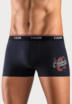 S.Oliver Boxer, (Packung, 3 St.), Mit Print Auf Dem Bein -Bikini Mode Geschaft 0475cb83fff46bd32492d5bace90a24b