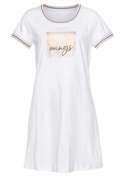 Vivance Dreams Nachthemd, Mit Statement-Print -Bikini Mode Geschaft 05657ff7cca8ca06e7c8a53a17356ec1