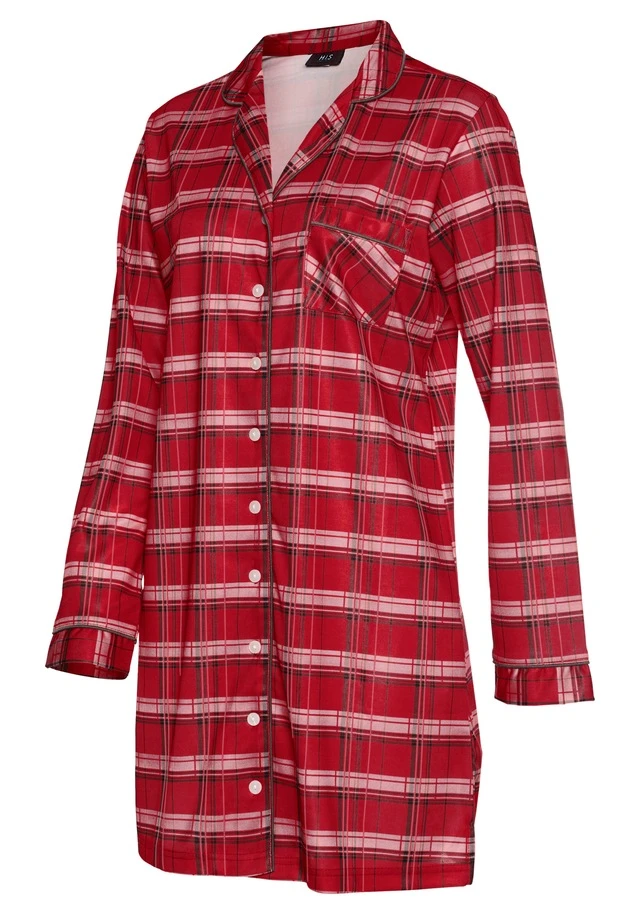 H.I.S Nachthemd, (1 Tlg.), Aus Flanell Im Karo-Design 20 H.I.S Nachthemd, (1 Tlg.), Aus Flanell Im Karo-Design – Bild 18