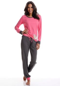 NICI Pyjama, (2 Tlg., 1 Stück), Mit Schäfchenprint