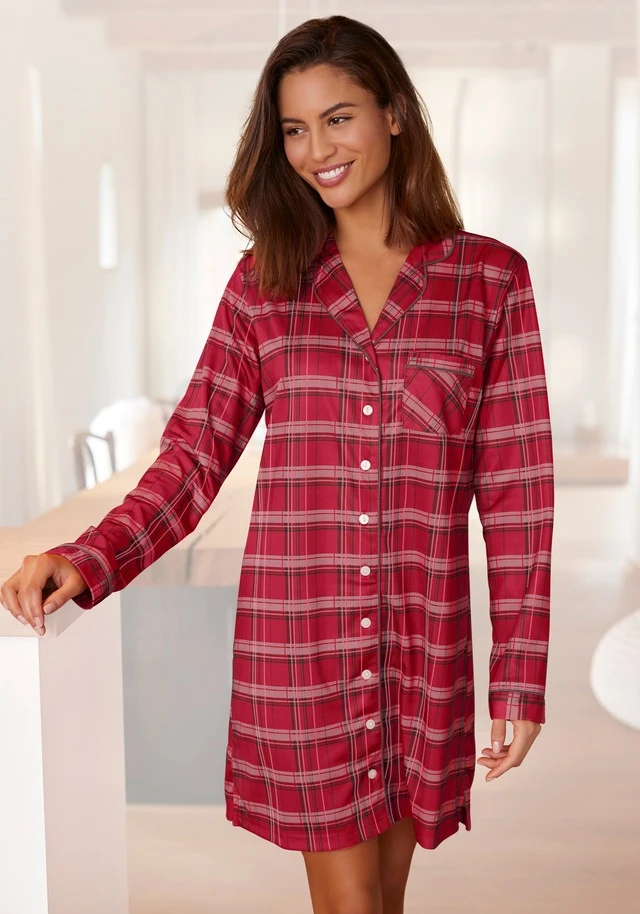 H.I.S Nachthemd, (1 Tlg.), Aus Flanell Im Karo-Design 17 H.I.S Nachthemd, (1 Tlg.), Aus Flanell Im Karo-Design – Bild 15