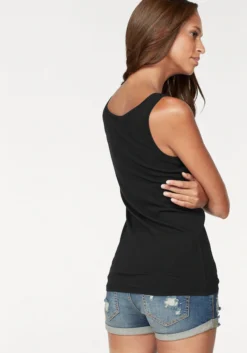 Vivance Tanktop, (2er-Pack), Aus Elastischer Baumwoll-Qualität -Bikini Mode Geschaft 0d66252ec96898d5117d8b9b086d27aa