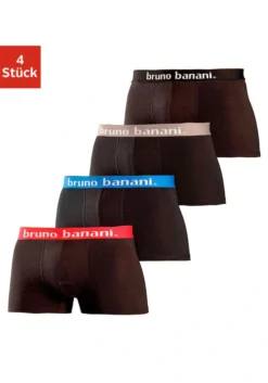 Bruno Banani Hipster, (Packung, 4 St.), Uni Oder Gemustert