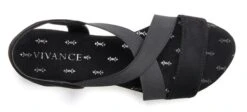 Vivance Sandalette, Mit Elastischen Riemchen Und Dezentem Keilabsatz VEGAN -Bikini Mode Geschaft 0ed4533c8c83f9f59c892932ef733278