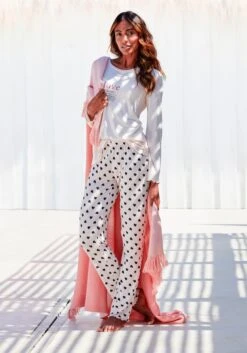 Vivance Dreams Pyjama, (2 Tlg., 1 Stück), Mit Femininem Druckmuster -Bikini Mode Geschaft 101fd0555115a7bf00621af5d6963561