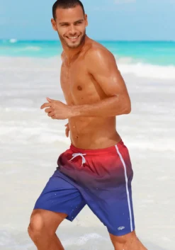 Buffalo Badeshorts, Mit Farbverlauf