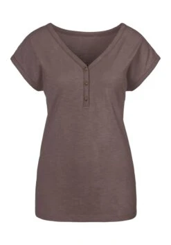 Vivance T-Shirt, (2er-Pack), Mit Knopfleiste Und Goldfarbenen Knöpfen 27 Vivance T-Shirt, (2er-Pack), Mit Knopfleiste Und Goldfarbenen Knöpfen -Bikini Mode Geschaft 11647d13e9f4793482f738d14736c8c5