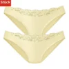 Nuance Slip, (2 St.), Mit Spitzeneinsatz Vorne -Bikini Mode Geschaft 14073a3129e2a80f1efedd450eb7c367