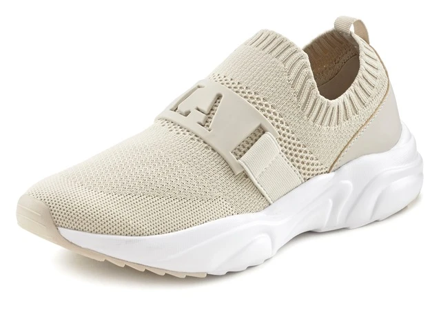 LASCANA ACTIVE Slip-On Sneaker, Mit Dekorativem Band Und Chunky Sohle VEGAN 3 LASCANA ACTIVE Slip-On Sneaker, Mit Dekorativem Band Und Chunky Sohle VEGAN