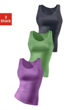 H.I.S Tanktop, (Packung, 3er-Pack), Ohne Seitennähte -Bikini Mode Geschaft 14c9b9dbca9091b2a1f1812ab6e76280