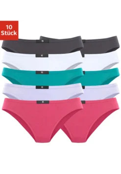 H.I.S Slip, (Packung, 10 St.), Mit H.I.S Label Vorn