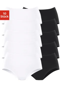 Petite Fleur Taillenslip, (Packung, 10 St.), In Klassischen Uni-Farben -Bikini Mode Geschaft 16469245cecf67c904dba46b50c4d60c