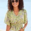 Beachtime Druckbluse, In Verkürzter Form -Bikini Mode Geschaft 173638fdb0c1cdc0550f677279e31b5e