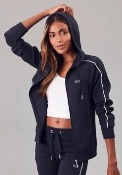 H.I.S Kapuzensweatjacke, Mit Piping An Den Ärmeln -Bikini Mode Geschaft 18288e8fcbbbab317a69248c00a4074a