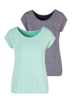 Vivance T-Shirt, (2er-Pack), Mit Elastischem Saum 29 Vivance T-Shirt, (2er-Pack), Mit Elastischem Saum -Bikini Mode Geschaft 18678dd4bdf4959799ccd22fc174dfdf