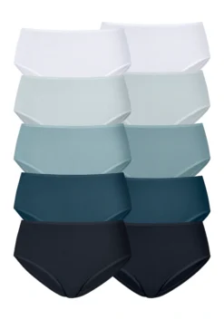 Petite Fleur Hüftslip, (Packung, 10 St.), In Frischen Uni-Farben -Bikini Mode Geschaft 1abc0f8922bda78c2e60c619d161e4ad