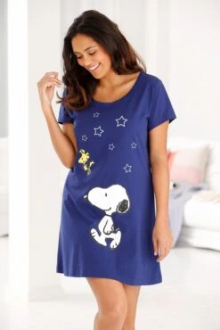Peanuts Sleepshirt, Mit Snoopy-Print In Minilänge -Bikini Mode Geschaft 1bc1ee57d710e4542e21514c77a9d060
