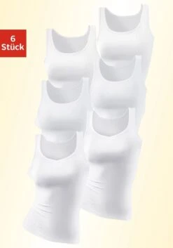 Petite Fleur Achselhemd, (Packung, 6 St.), Aus Reiner Baumwolle -Bikini Mode Geschaft 1be72ae266ed8ea1c3f692c1e155a1aa