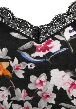 S.Oliver Negligé, Mit Blumenmuster -Bikini Mode Geschaft 1ccd5fe87d7ad9b072de80f3347bd8c3