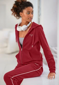 KangaROOS Sweatjacke, Mit Großem Logodruck Auf Dem Rücken -Bikini Mode Geschaft 1d7941febfb5531c10f1d48c58b9f738