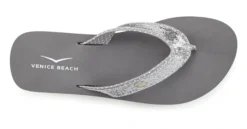 Venice Beach Badezehentrenner, Pantolette Ultraleicht Mit Glitzerband VEGAN -Bikini Mode Geschaft 1d919ea046a2cb9b40f99539d1bfb9c3