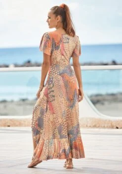 Buffalo Maxikleid, Mit Animalprint -Bikini Mode Geschaft 1fa3d71941b8a9df9a2cb055b9137770