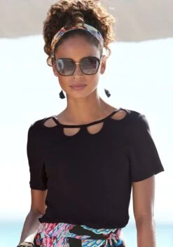 Buffalo Kurzarmshirt, Mit Cut-outs Vorne -Bikini Mode Geschaft 20b4fd247cea1d87f2c57142517f308b