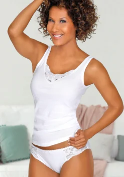 Petite Fleur Jazz-Pants Slips, (Packung, 3 St.), Mit Floraler Spitze Seitlich -Bikini Mode Geschaft 21ca62aa25eb960e7c1909df561c8c9c