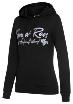 KangaROOS Kapuzensweatshirt, Mit Stickerei Und Blumendruck -Bikini Mode Geschaft 2284225969ffaed9495d692ff4ea5ab0