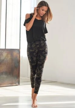 H.I.S Leggings, (2er-Pack), Bedruckt Und Uni -Bikini Mode Geschaft 23902f312599cd53576ac6d32350880e