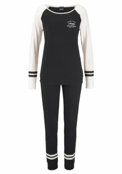 Arizona Pyjama, (2 Tlg., 1 Stück), Mit Raglanärmeln -Bikini Mode Geschaft 24be39053d7b47200cc78cba4e4c3c51