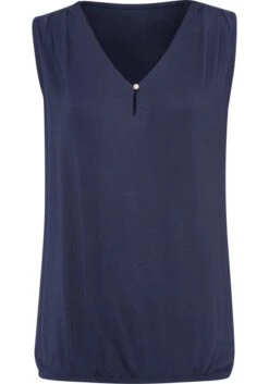 Vivance Tanktop, (2er-Pack), Mit Goldenem Knopfdetail Am Ausschnitt -Bikini Mode Geschaft 24fe8d0f2513356a98ca6d30f1ae45a0