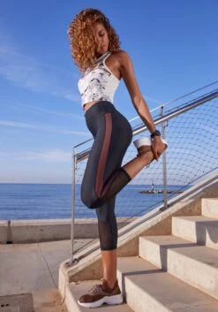 LASCANA ACTIVE 7/8-Leggings, (1 Tlg.), Mit Netzeinsätzen -Bikini Mode Geschaft 2521f29feb1b1f54cbbf513b7cb9e349