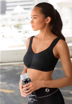 LASCANA ACTIVE Sport-BH, Ohne Bügel Für Sportarten Mit Starker Belastbarkeit, Basic Dessous -Bikini Mode Geschaft 27a4e5adfa969b6bf52ff7ff2f49d285