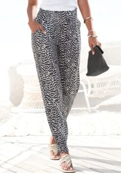 Vivance Jerseyhose, Mit Animalprint