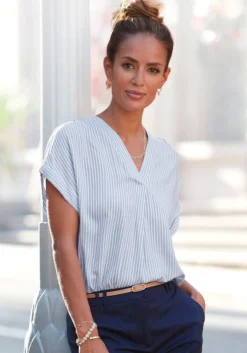 Vivance Kurzarmbluse, Mit Streifendesign -Bikini Mode Geschaft 2aa2f89be55ca475c0a0d0192cc0c267