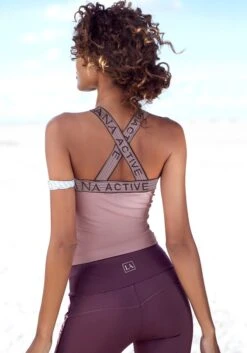 LASCANA ACTIVE Funktionsshirt, Mit Logotape Trägern -Bikini Mode Geschaft 2ad9663eb73af50ce74e9e6a8795d901