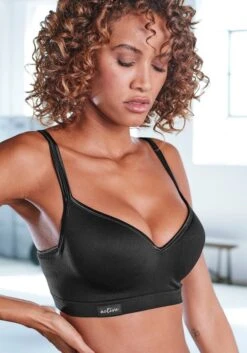 LASCANA ACTIVE Sport-Push-up-BH, Mit Bügel Und Eingearbeiteten Push-up-Kissen, Basic Dessous -Bikini Mode Geschaft 2b197b7f4bf8a54cd251f6aaec67b3c2