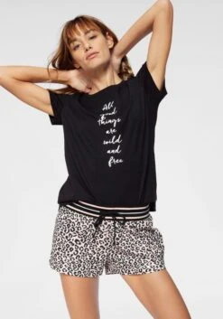 S.Oliver Shorty, (2 Tlg., 1 Stück), Mit Leo-Print -Bikini Mode Geschaft 2c0c833b54ba24c21b8f4ea134532b76