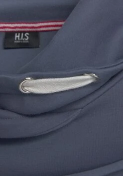 H.I.S Sweatshirt, Mit Geringelte Rippbündchen -Bikini Mode Geschaft 2d4711e3cf7ff522dd8afbf4ac4f1fd0
