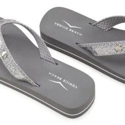 Venice Beach Badezehentrenner, Pantolette Ultraleicht Mit Glitzerband VEGAN -Bikini Mode Geschaft 2dfed8d424fbac8bfa11399190479cf4