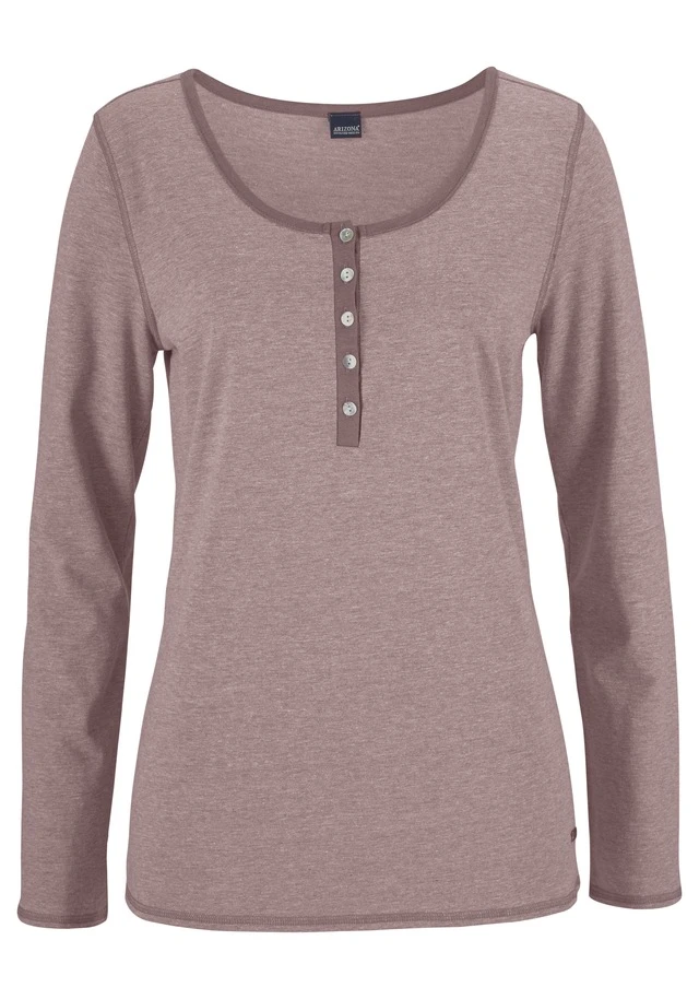 Arizona Pyjama, (2 Tlg., 1 Stück), In Melierter Qualität Mit Knopfleiste 15 Arizona Pyjama, (2 Tlg., 1 Stück), In Melierter Qualität Mit Knopfleiste – Bild 13